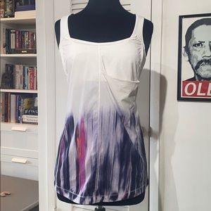 Lululemon Watercolor SportsBra Tank Size 10